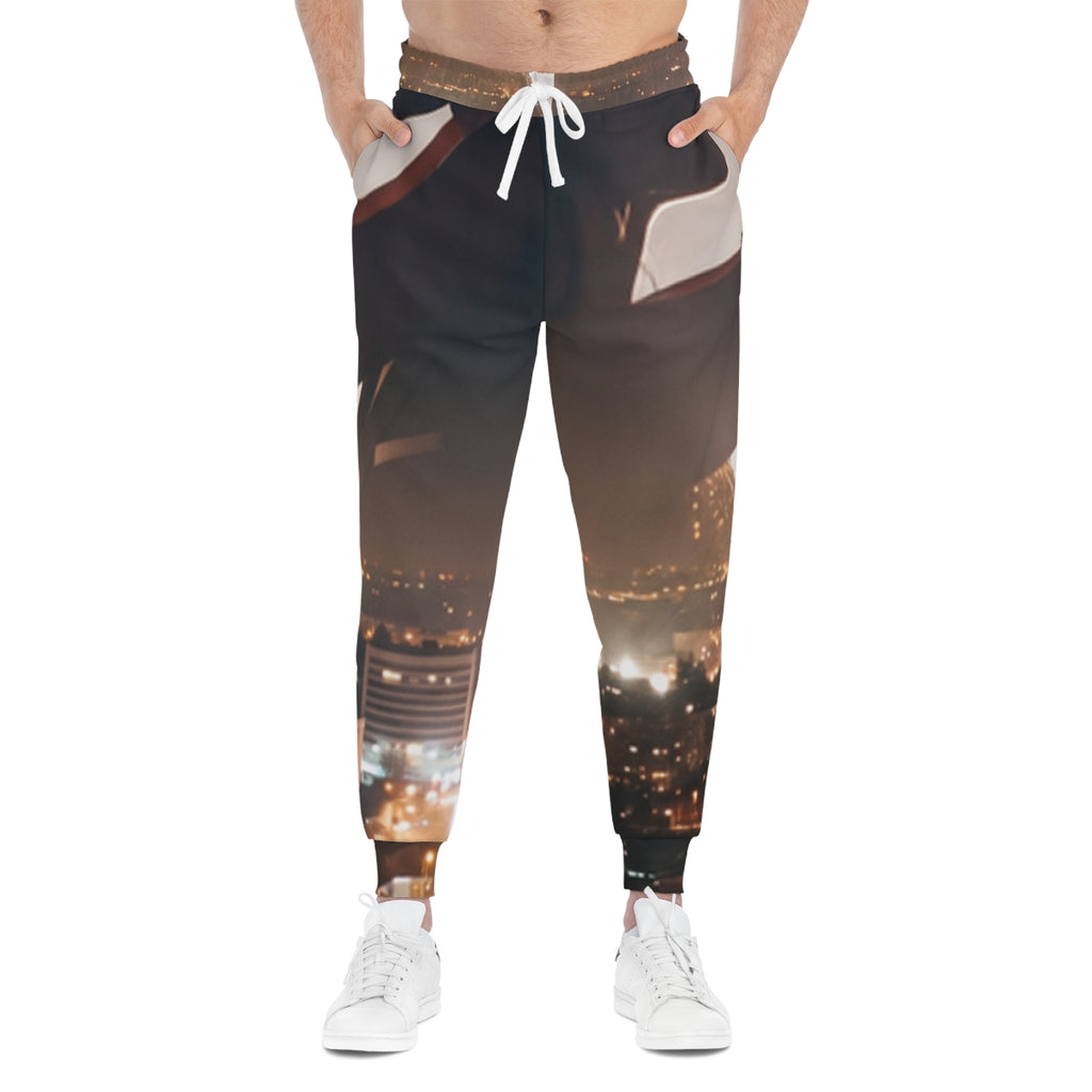Men's Athletic Joggers - Night City Lovers | Echovira...