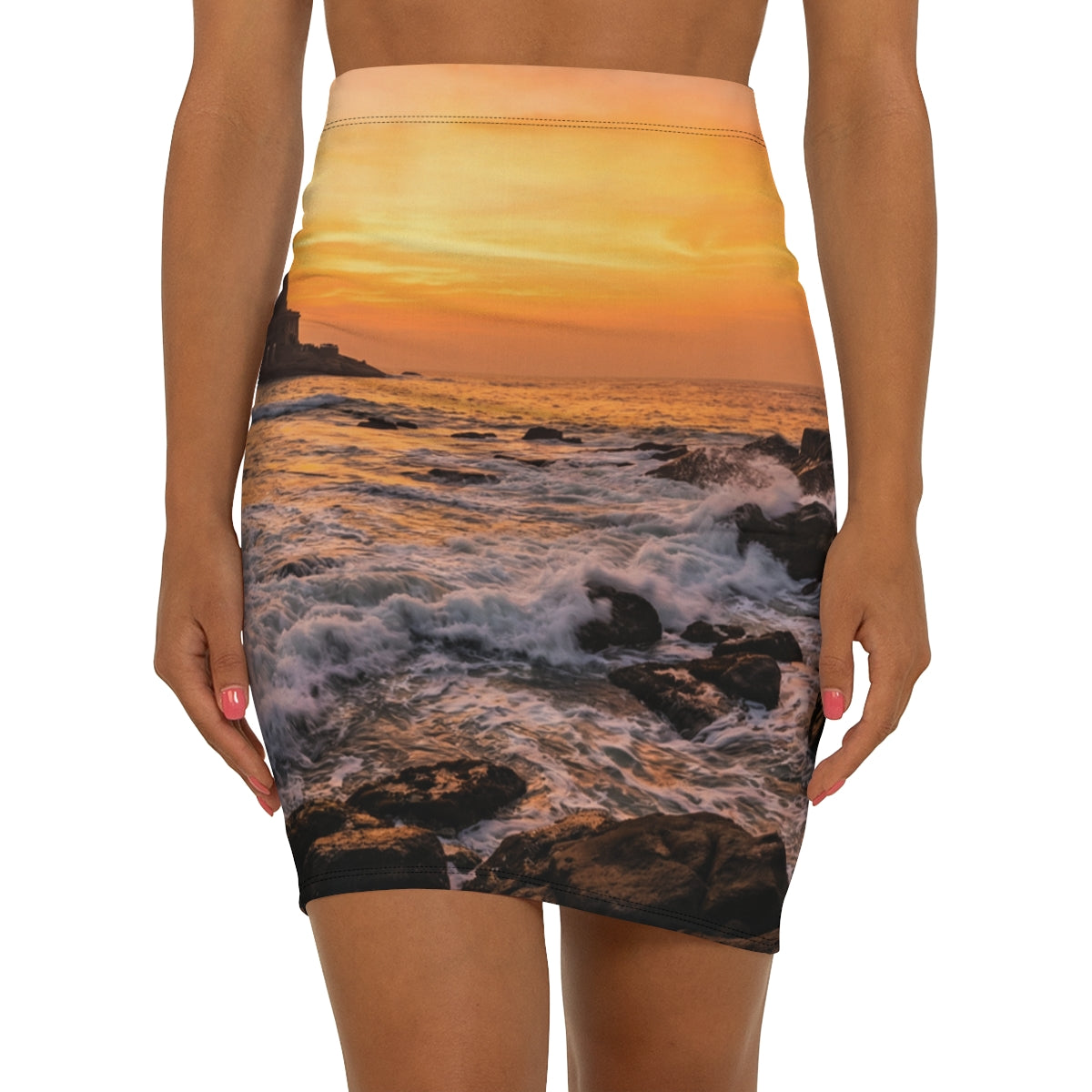 Pencil Skirt - Majestic Sunrise