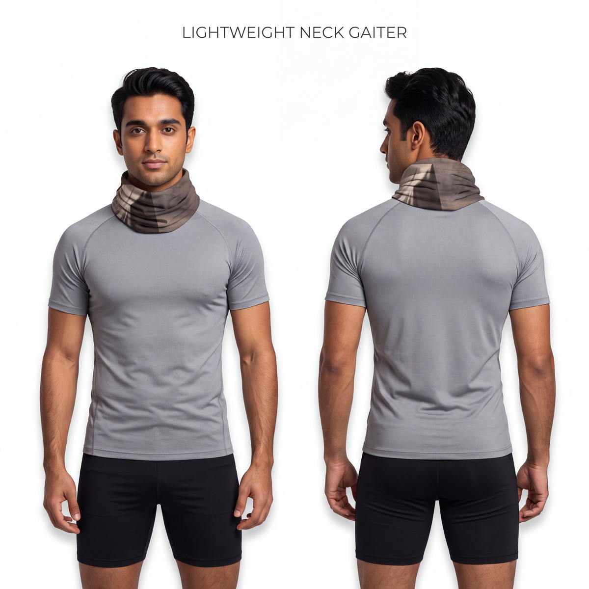 Men's Lightweight Neck Gaiter - Silent Chamber Shadowed... |...