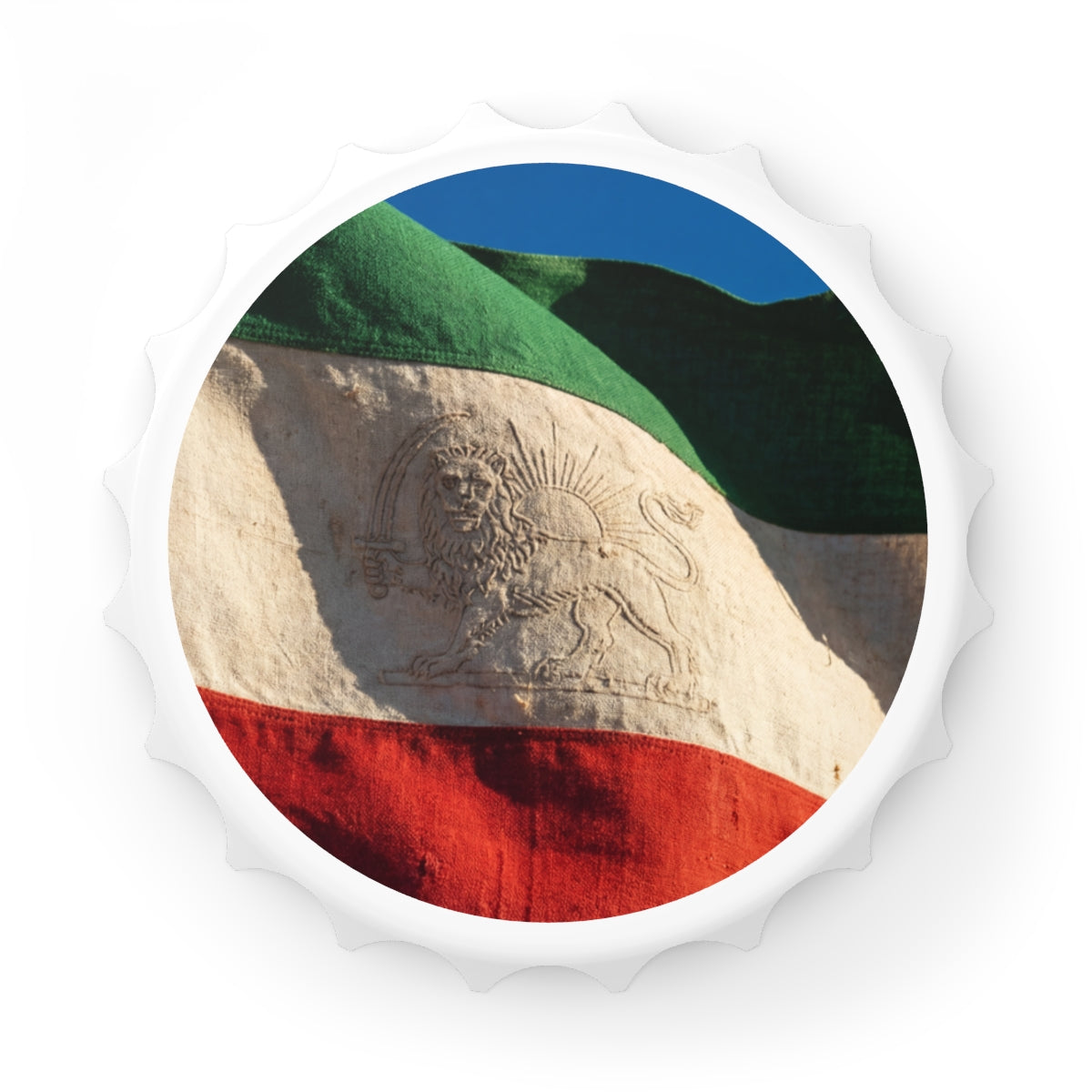 Bottle Opener - Shir-o-Khorshid Crest