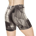 Women's Biker Shorts - Spectral Veils | Echovira Gallery