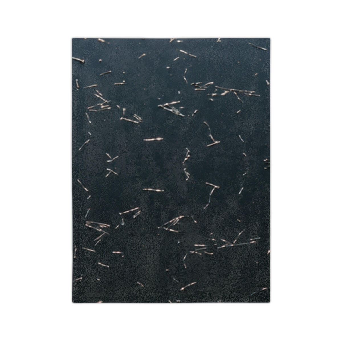 Velveteen Blanket - Midnight Ripple | Echovira Gallery