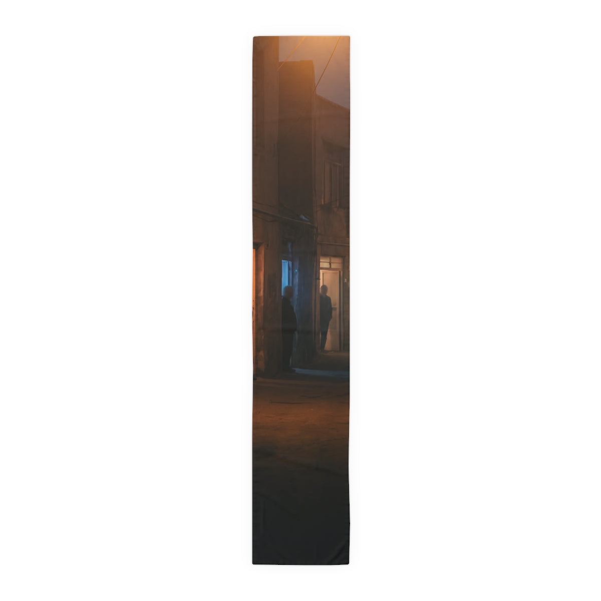 Table Runner - Midnight Alley Echoes | Echovira Gallery
