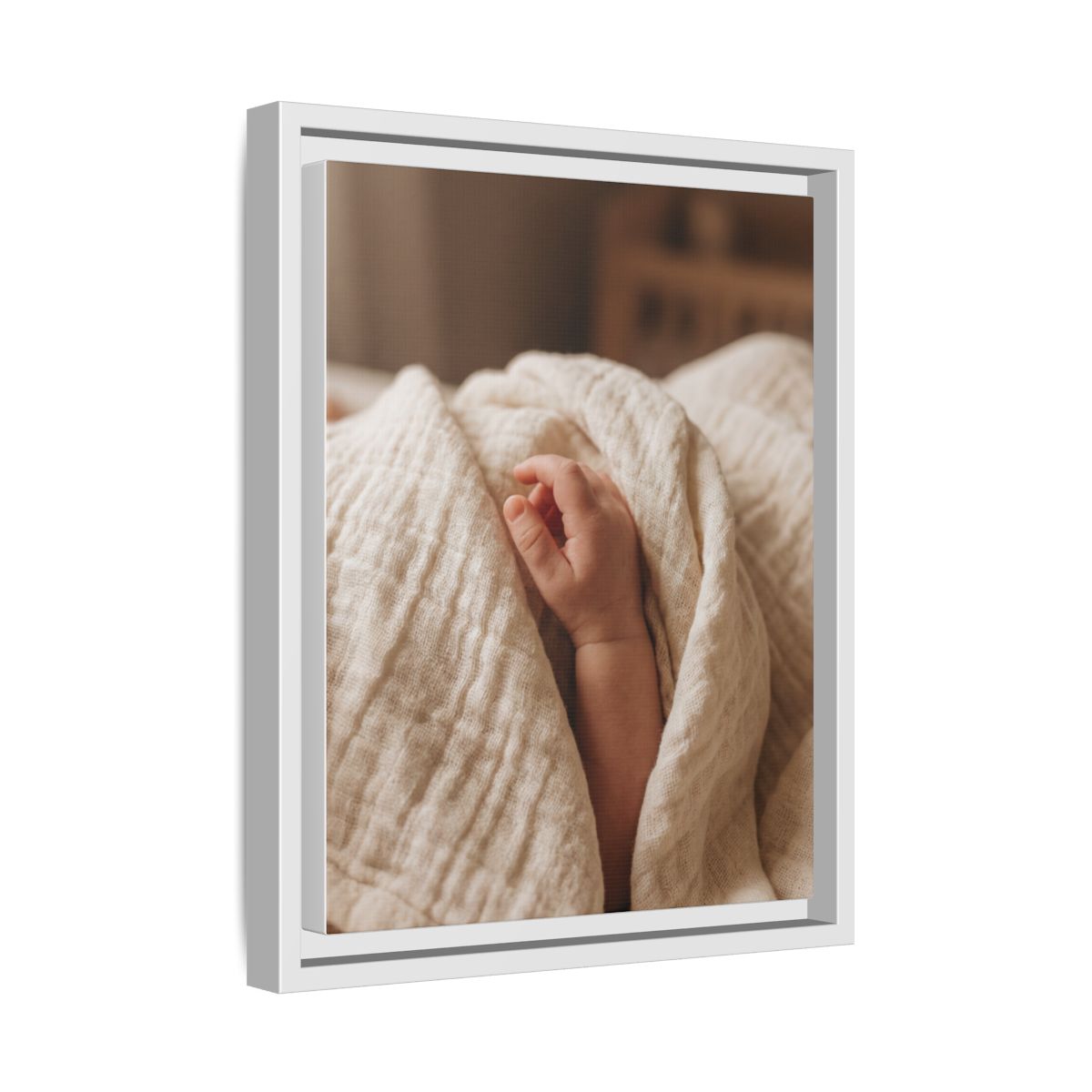 Matte Canvas, Framed - Neutral Nursery