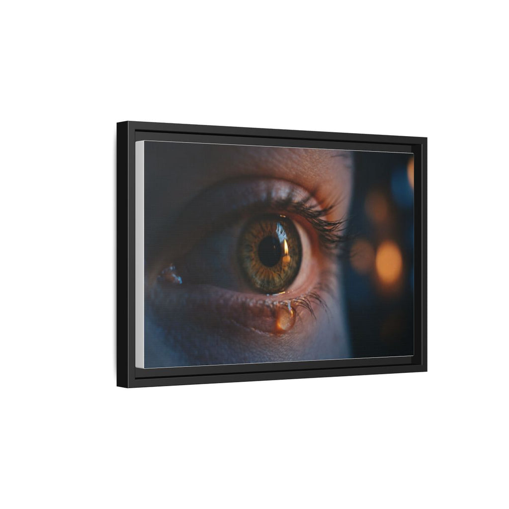 Framed Matte Canvas - Mystic Eye — Black / 1.25"