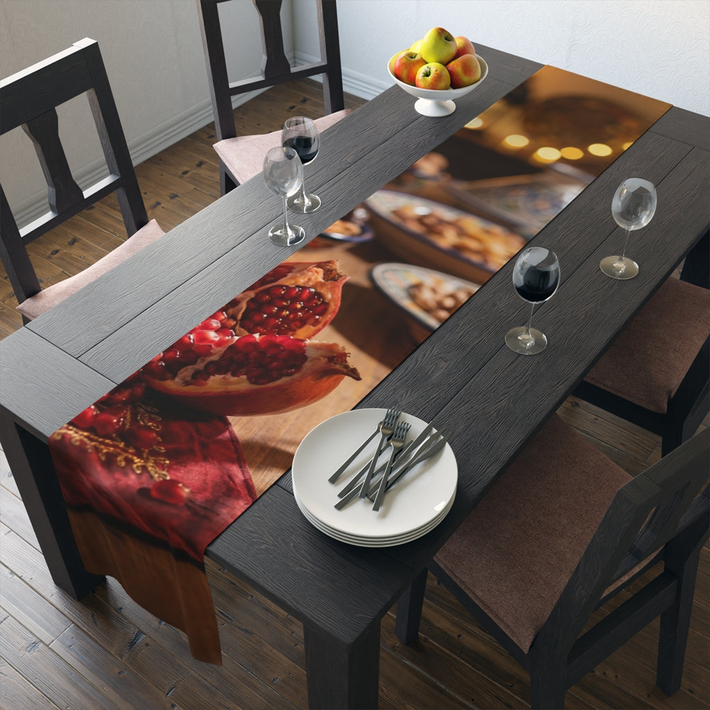 Table Runner - Velvet Night Oasis | Echovira Gallery