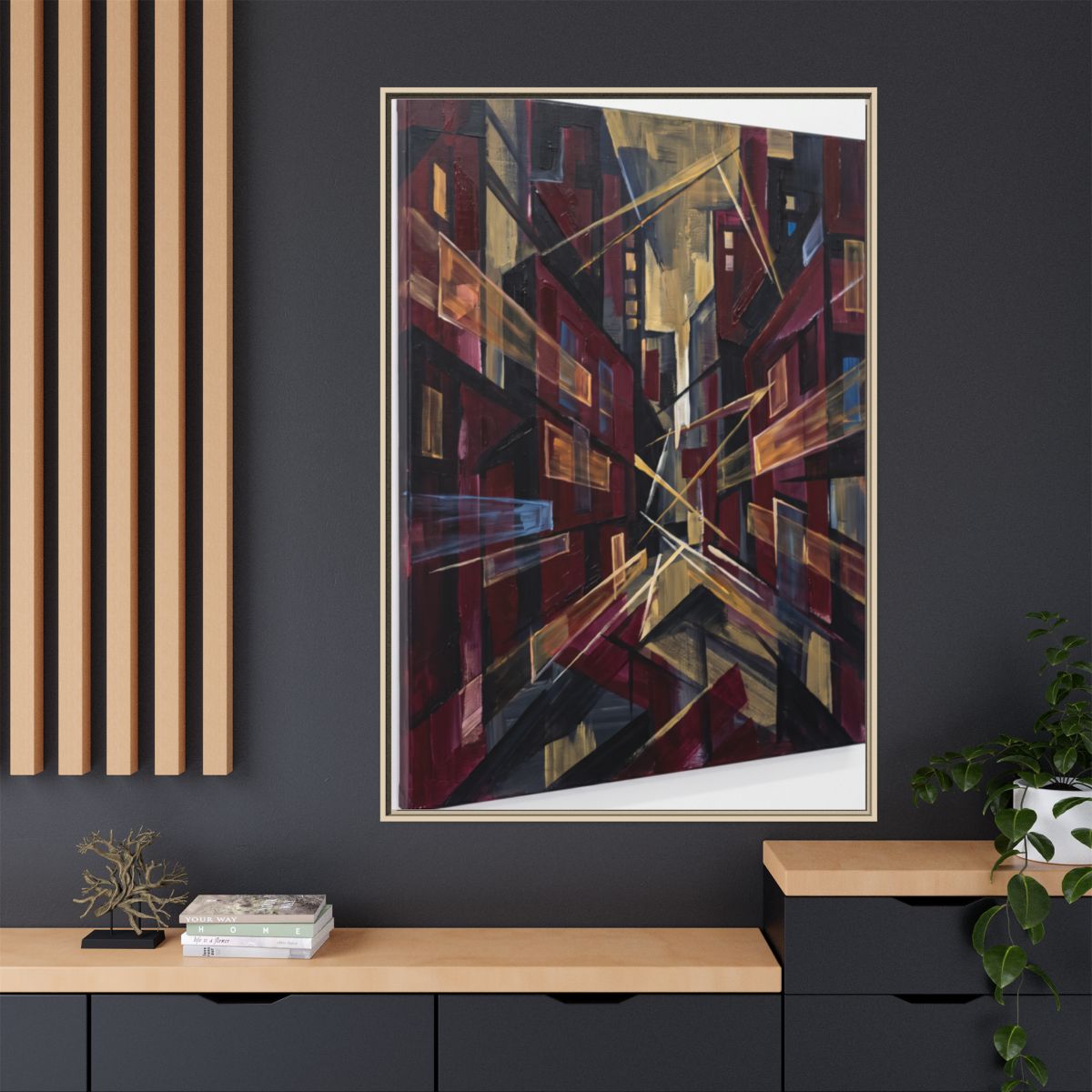 Framed Matte Canvas - Urban Perspective (8×10, 9×12, 11×14...
