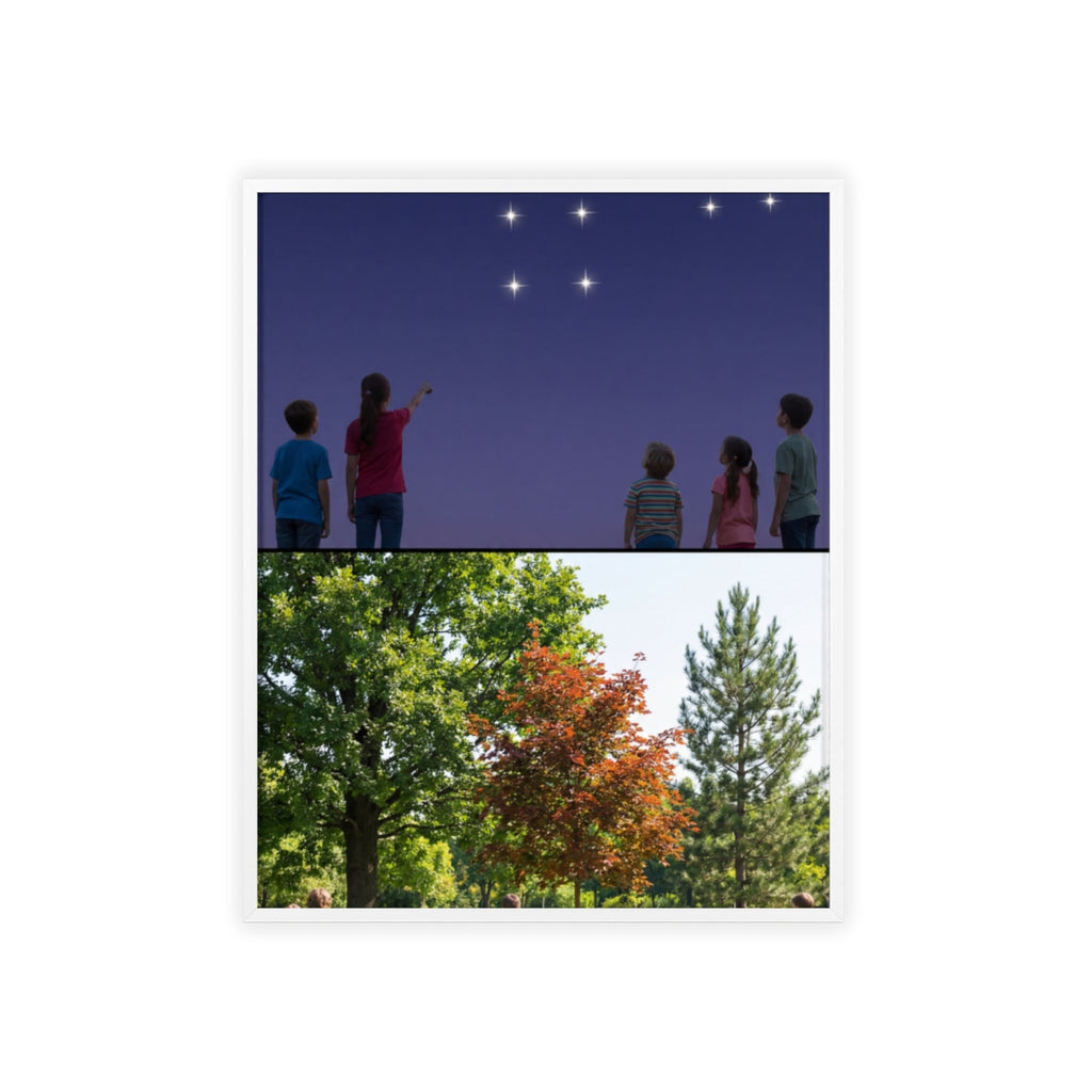 Wooden Framed Poster - Wonder — Portrait