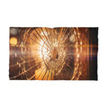 Microfiber Pillowcase - Fractured Light Shattered Glass Art...