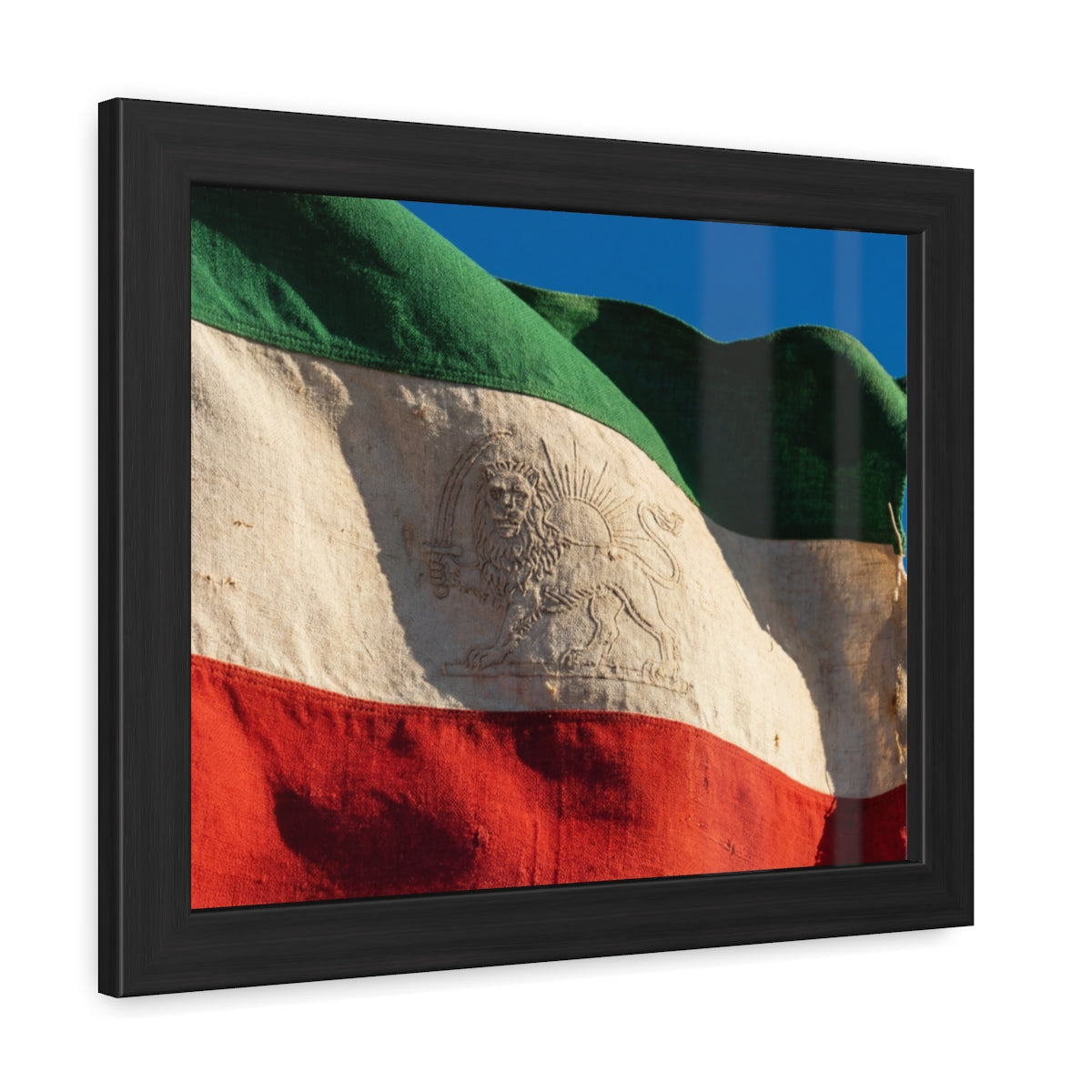 Framed Wall Art - Heritage Flag — Landscape