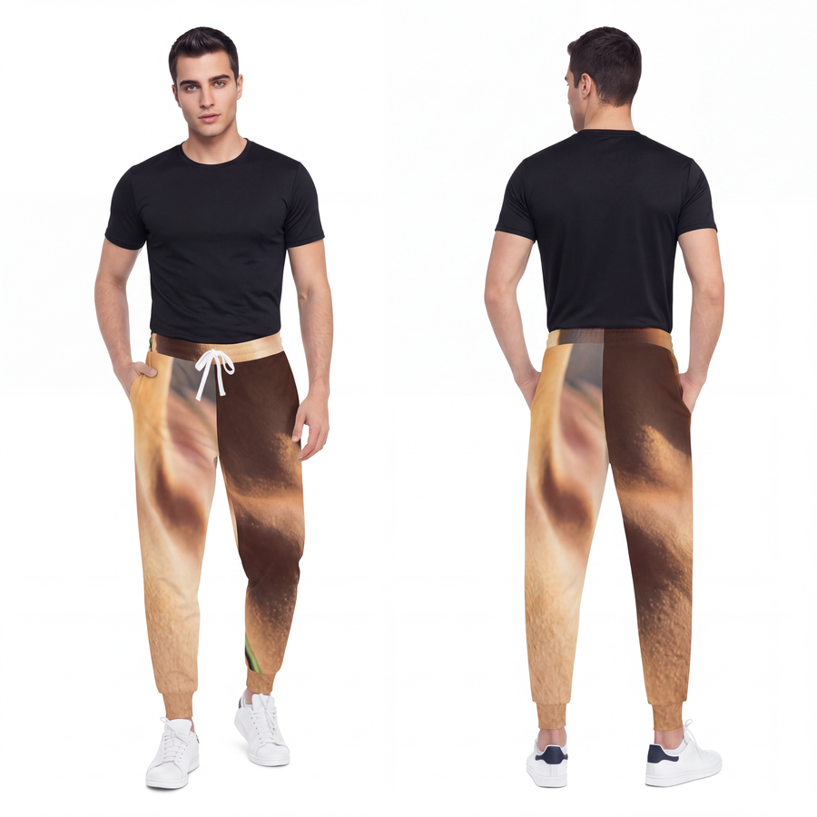 Men's Athletic Joggers - Golden Hour Chill