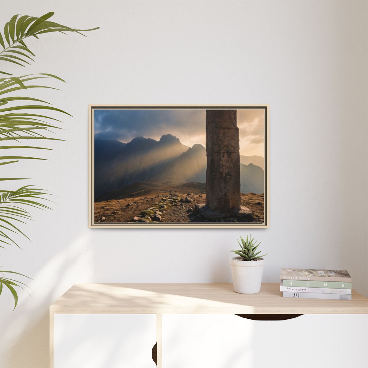 Matte Canvas, Framed - Mystic Monolith Ancient Persian... |...