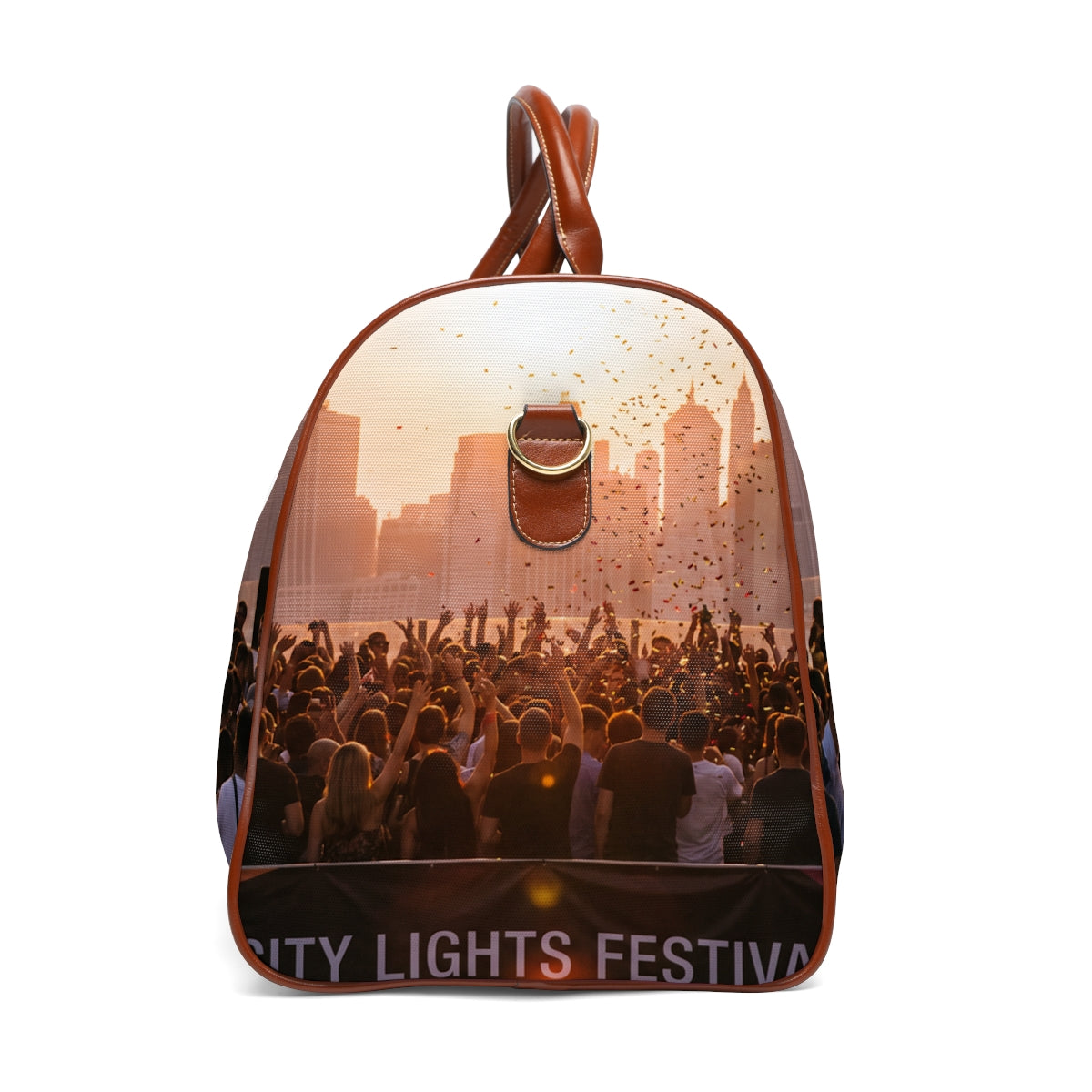Waterproof Travel Bag - City Lights | Echovira Gallery