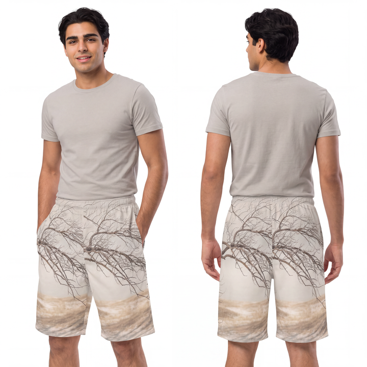 Men's Board Shorts - Winter Branch Solitude Landscape