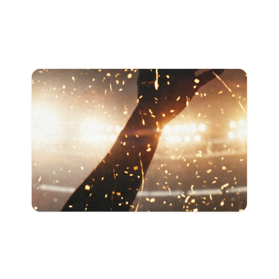 Pet Food Mat (12x18) - Golden Arena