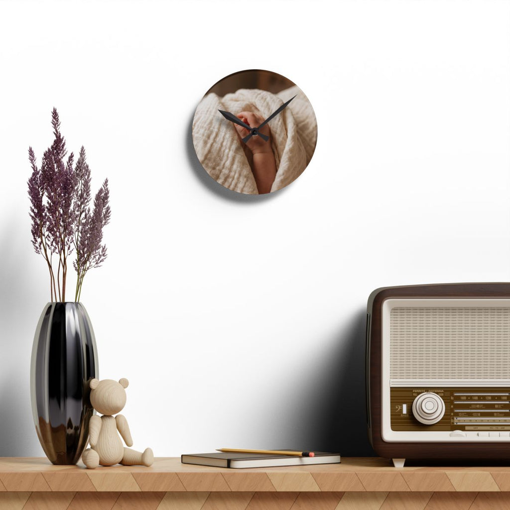 Acrylic Wall Clock - Peaceful Moments