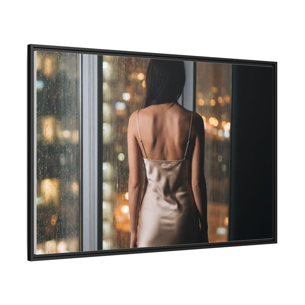 Framed Matte Canvas - Cinematic Nights — Black / 1.25"