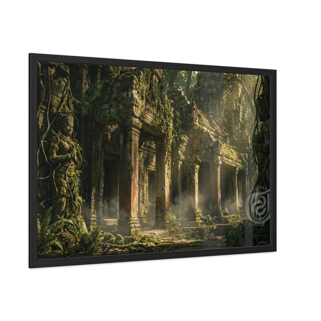 Framed Poster - Ancient Jungle Temple (10×8, 12×8, 11×9... |...