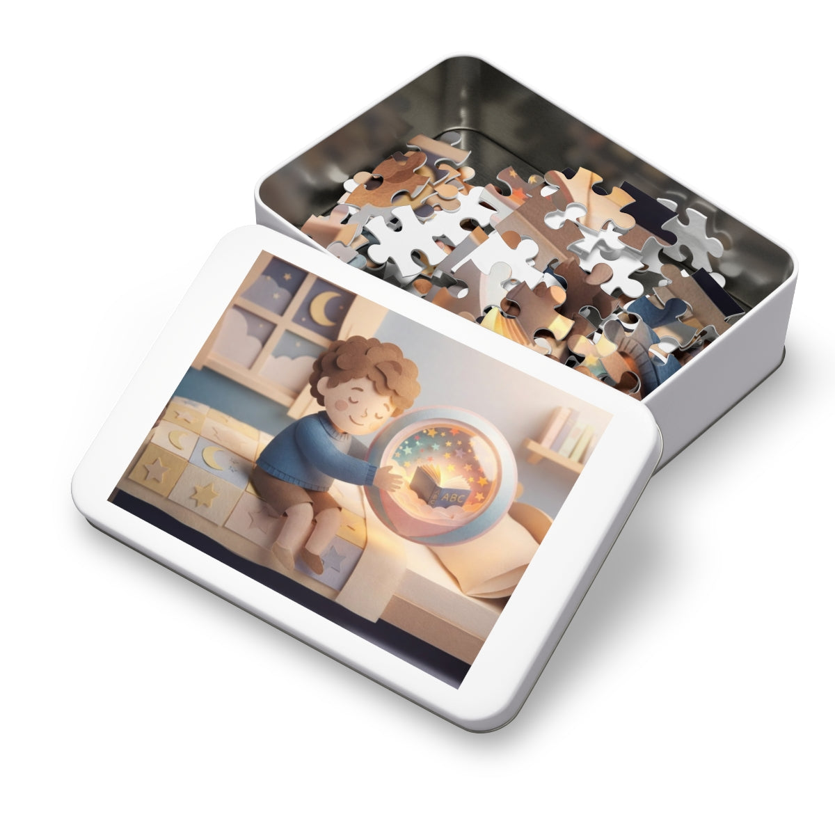 Jigsaw Puzzle with Tin - Bedtime Reader Magic (30, 110, 252...