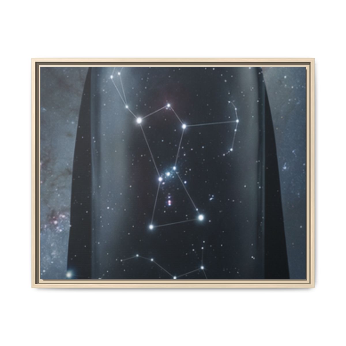 Framed Matte Canvas - Cosmic Sentinel — Natural / 1.25" (10×8, 12×9, 14×11, 16×12, 20×10, 18×12, 20×16, 24×16, 24×18, 36×12, 24×20, 32×16, 30×20, 30×24, 32×24, 48×16, 36×24, 48×24, 40×30, 60×20, 48×32, 60×30 & 60×40)
