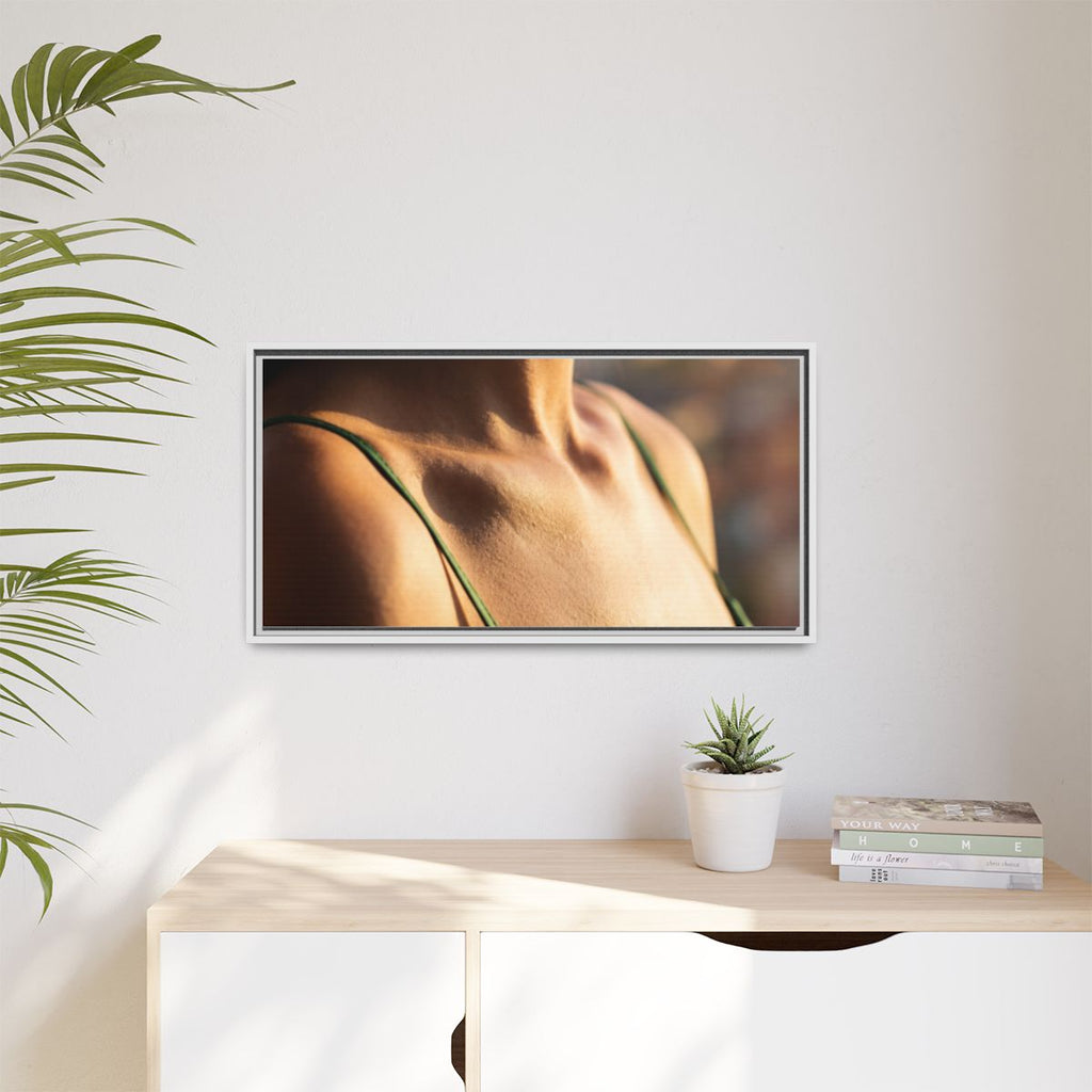 Framed Matte Canvas - Sunlit Muse