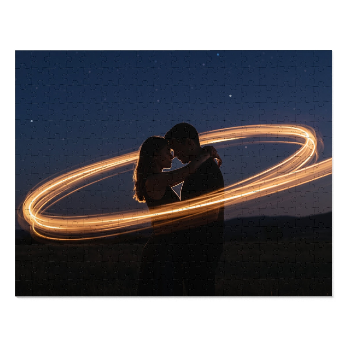 Jigsaw Puzzle with Tin - Midnight Halos (30, 110, 252, 500...