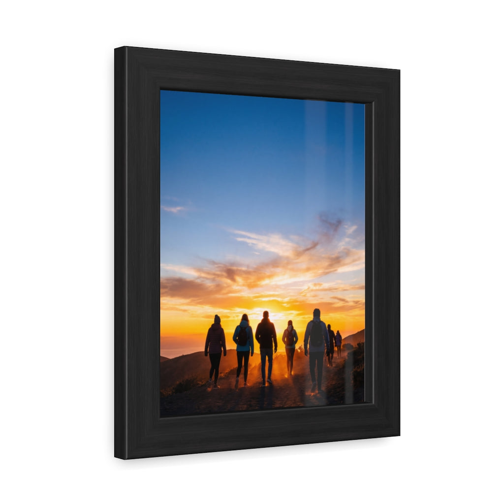 Framed Poster - Sunset Silhouette