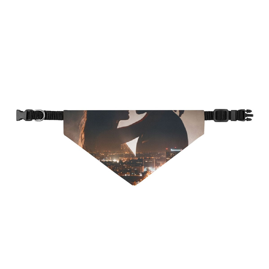 Clip-on Pet Bandana - City Twilight Glow