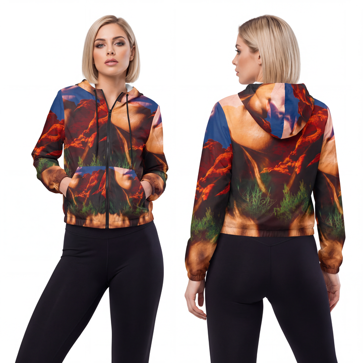 Windbreaker Jacket - Red Rock Mirage Shell