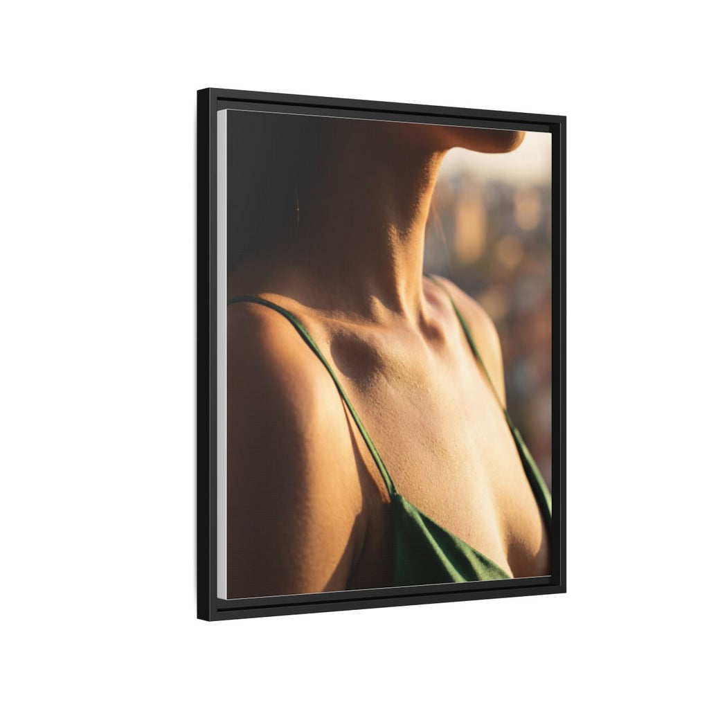 Framed Matte Canvas - Sunlit Muse