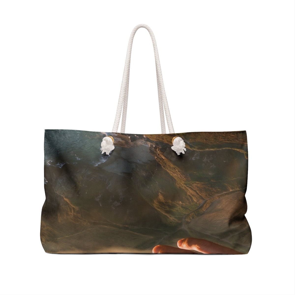 Weekender Bag - The Infinite Touch | Ethereal Coastal Art |...