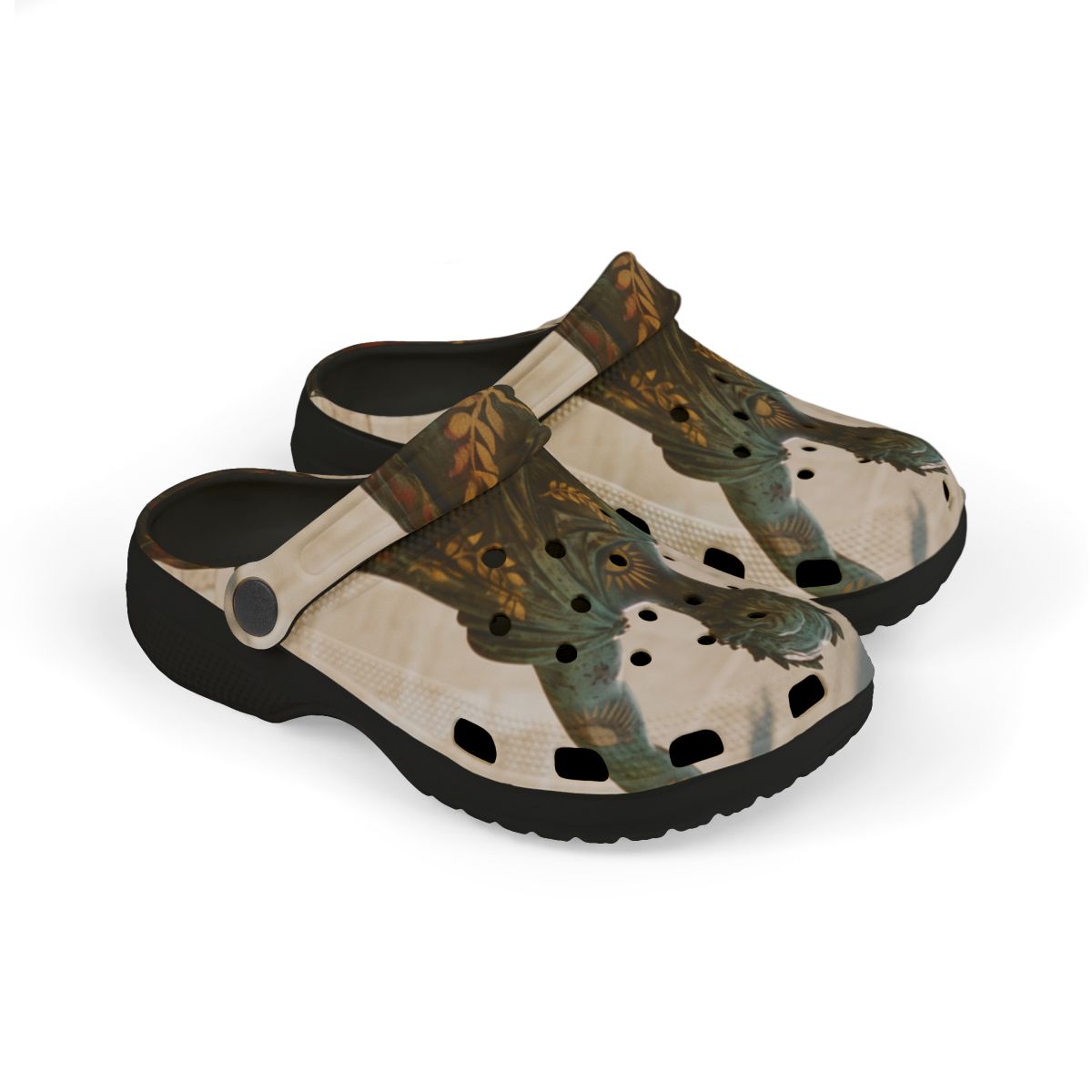 Kids' Clogs with Classical Victory Statue
