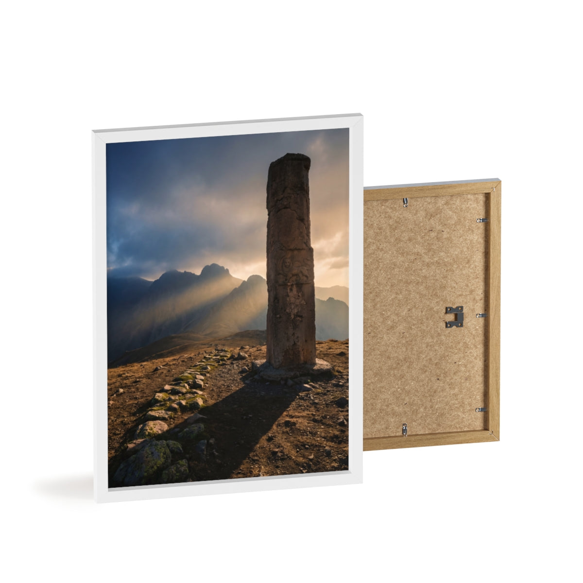 Wooden Framed Poster - Mystic Peak