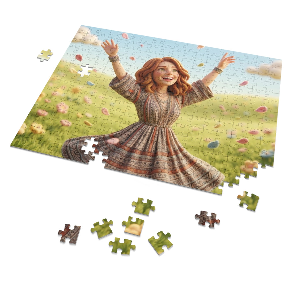 Jigsaw Puzzle with Tin - Meadow Joy (30, 110, 252, 500, 1000...