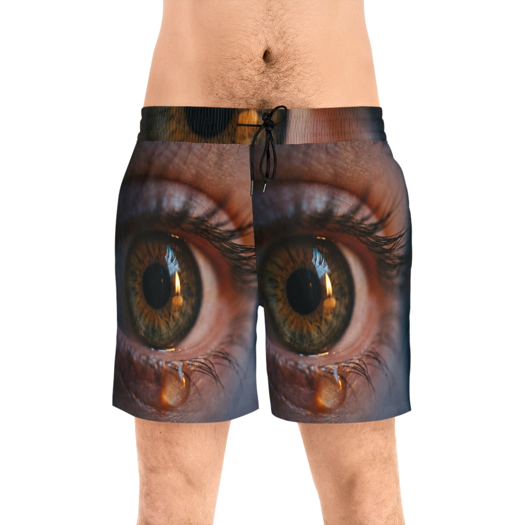 Men's Mid-Length Swim Shorts - Deep Emotion