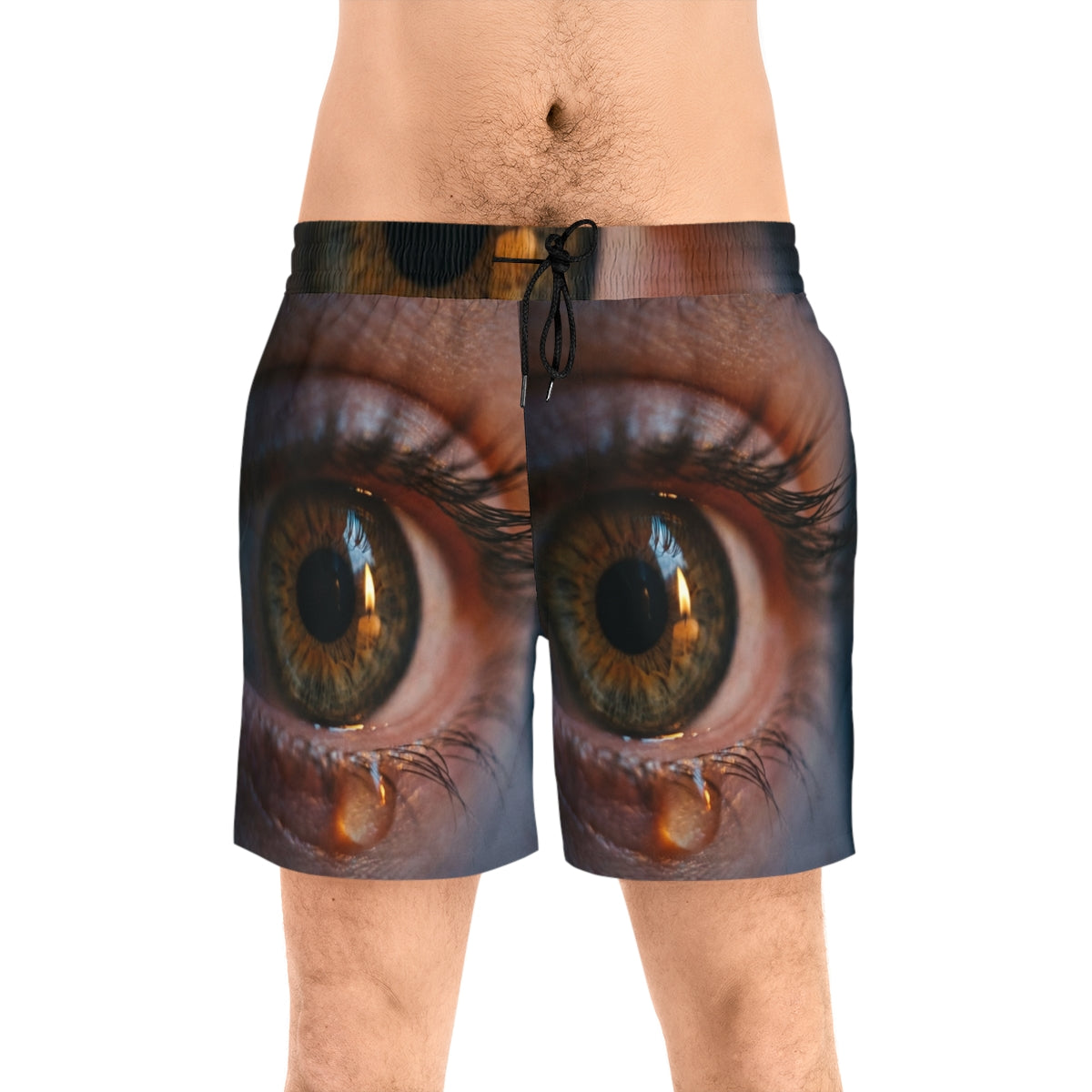 Men's Mid-Length Swim Shorts - Deep Emotion