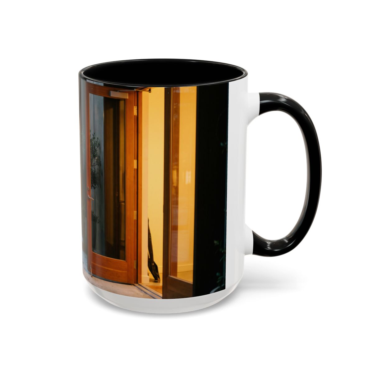 Accent Coffee Mug - Urban Glow Walkway | Echovira Gallery