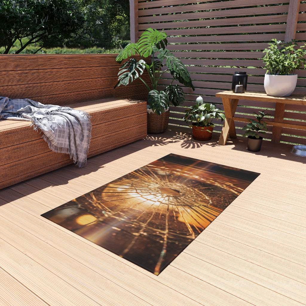 Outdoor Rug - Moody Fractured Light