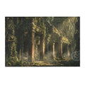 Area Rug - Overgrown Jungle Sanctuary | Echovira Gallery