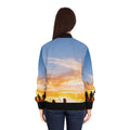 Women's Bomber Jacket - Sunset Trail | Echovira Gallery
