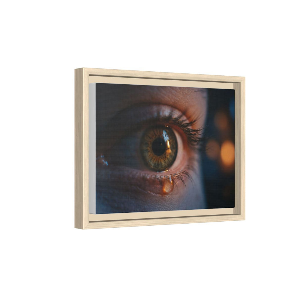 Framed Matte Canvas - Mystic Eye — Natural / 1.25"