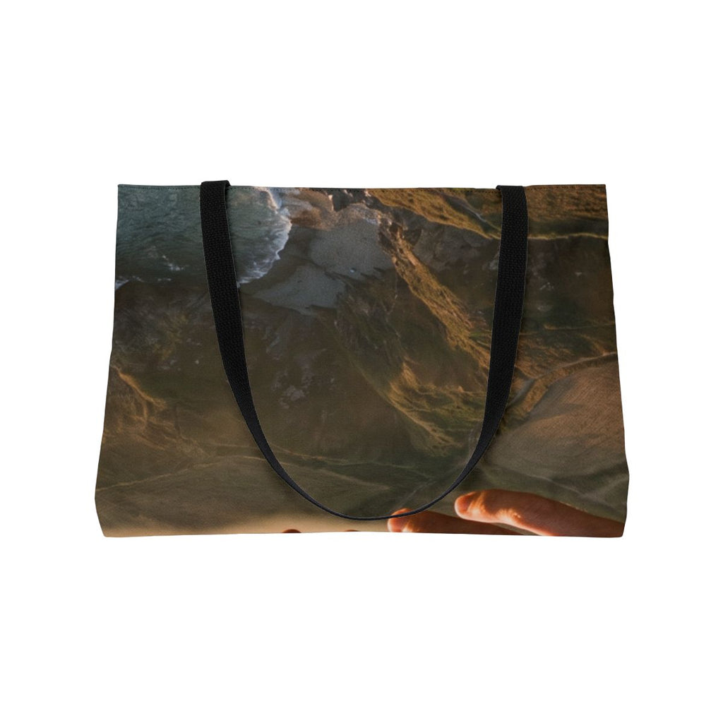 Weekender Tote Bag - The Infinite Touch | Ethereal Coastal...