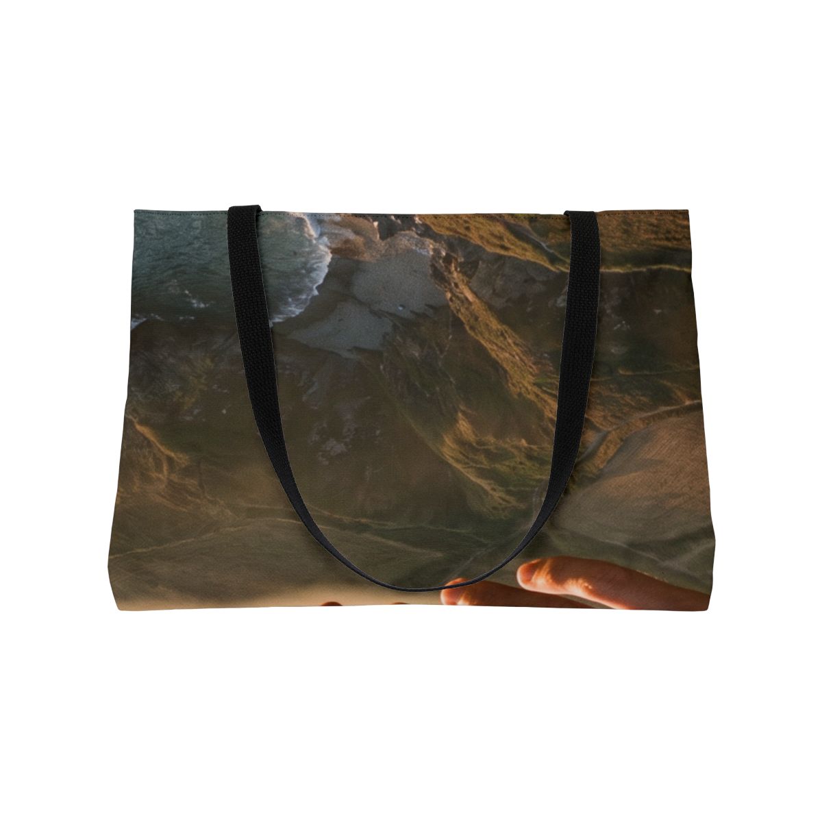 Weekender Tote Bag - The Infinite Touch | Ethereal Coastal...