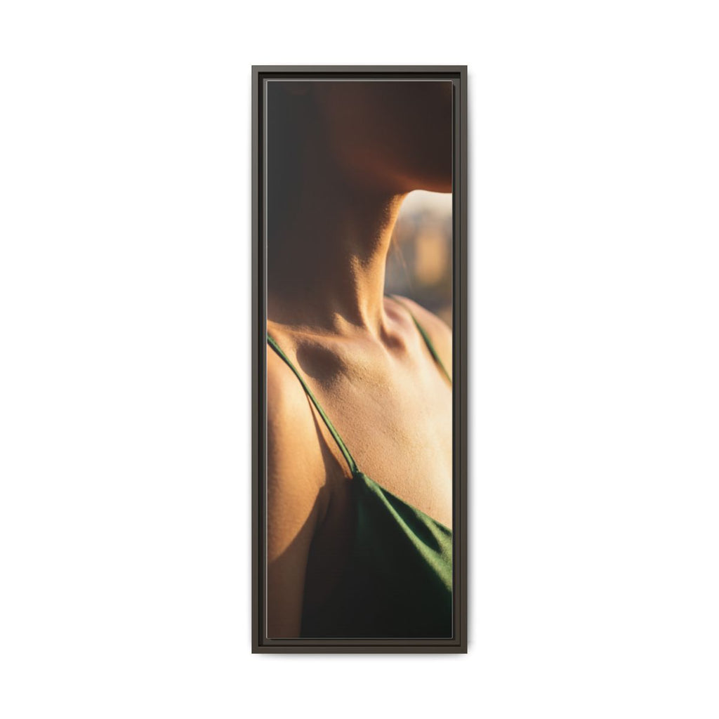 Framed Matte Canvas - Sunlit Muse