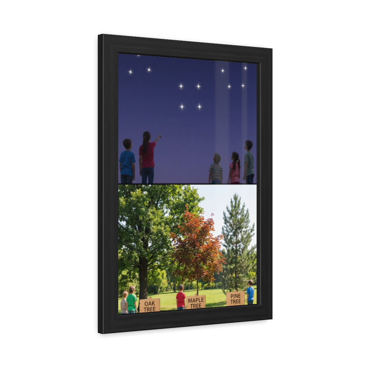 Framed Poster - Little Explorer — Portrait