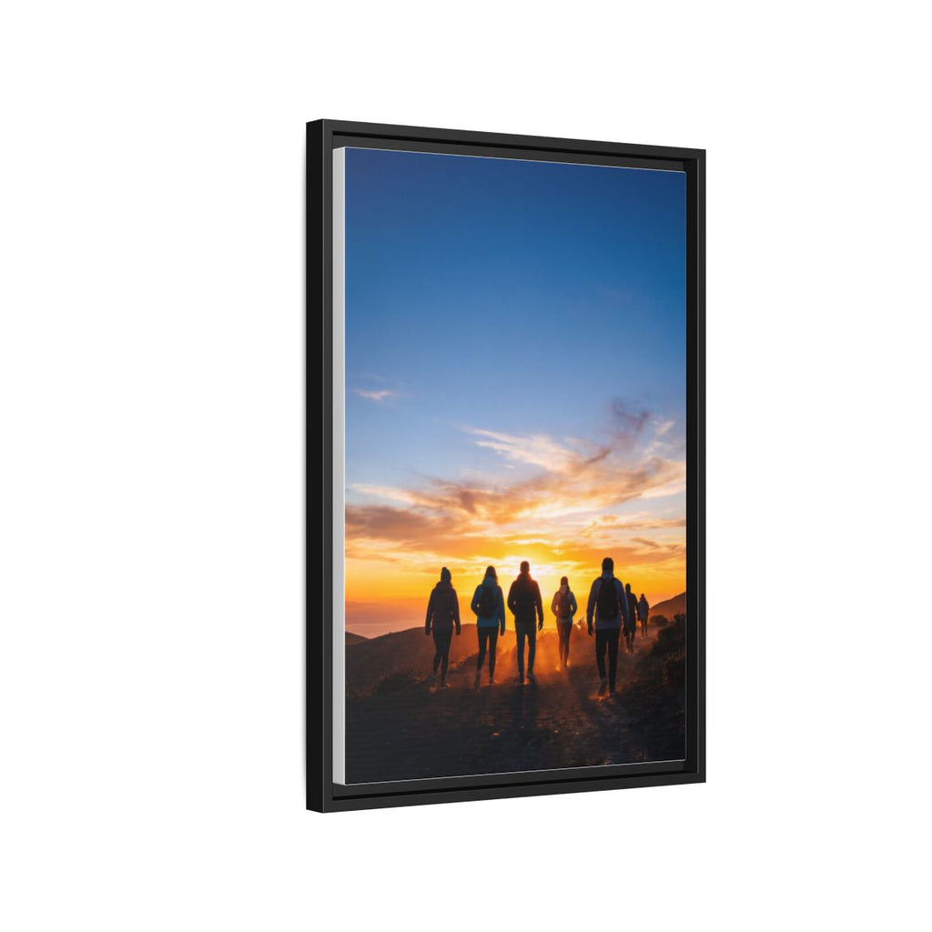Matte Canvas, Framed - Epic Dawn Trek