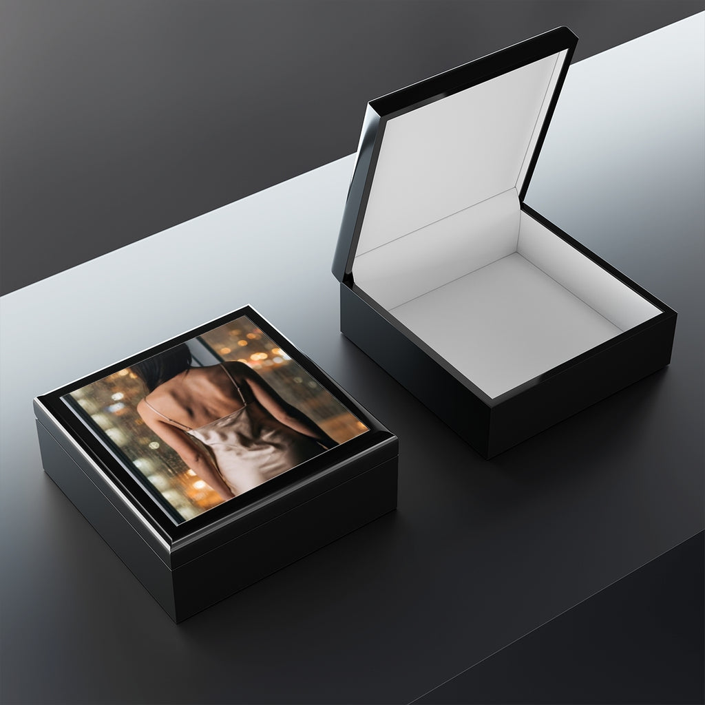 Jewelry Box - Rainscape Velvet Keepsake | Echovira Gallery