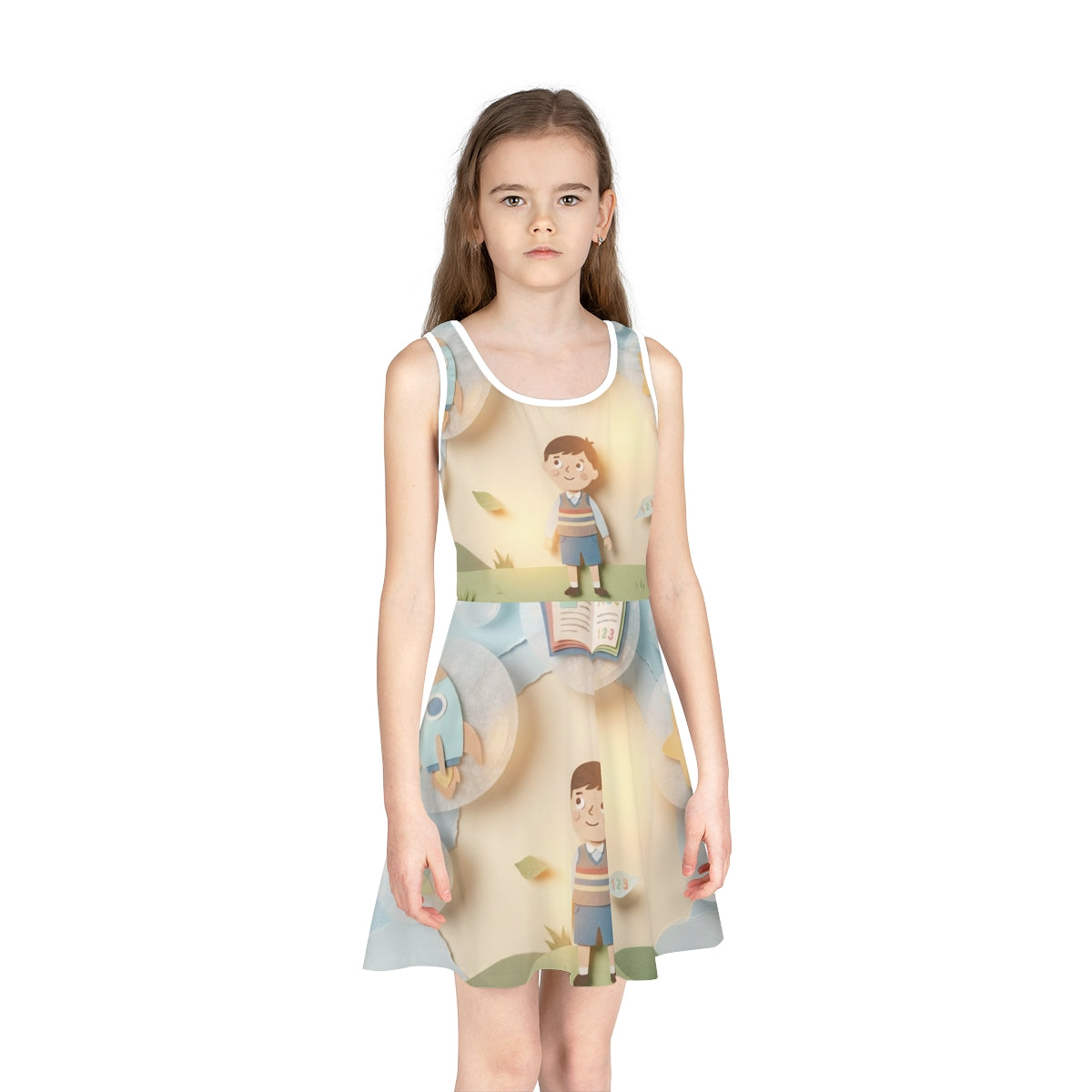 Girls' Sleeveless Sundress - Explorer Story | Echovira...