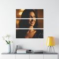 Triptych Acrylic Print - Golden Glamour — Landscape