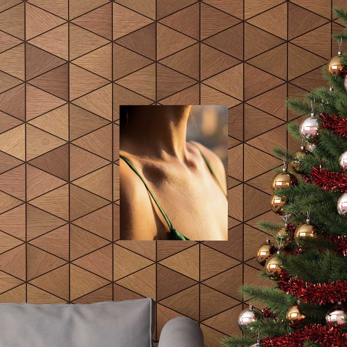 Matte Vertical Posters - Golden Hour Glow - Minimalist... |...
